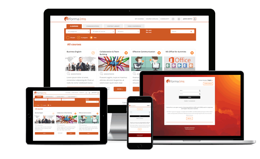 forma lms responsive